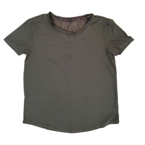 Copper‎ Fit Pro Women's Olive Green Tech  Workout Short Sleeve T-Shirt Large